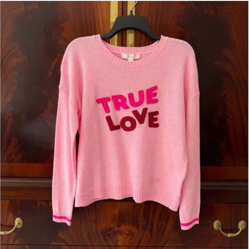 Lilly Pulitzer Pippy Sweater True Love Conch Shell Pink Small - Picture 11 of 15
